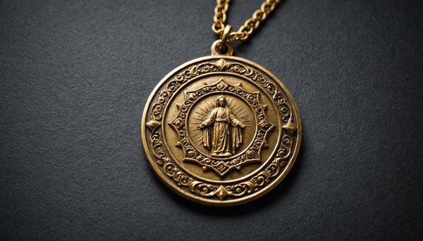 Découvrez le médaillon religieux : un emblème de foi accessible